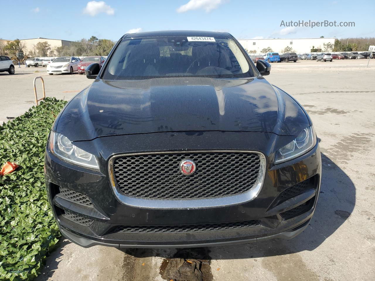 2019 Jaguar F-pace  Черный vin: SADCS2FX9KA391612