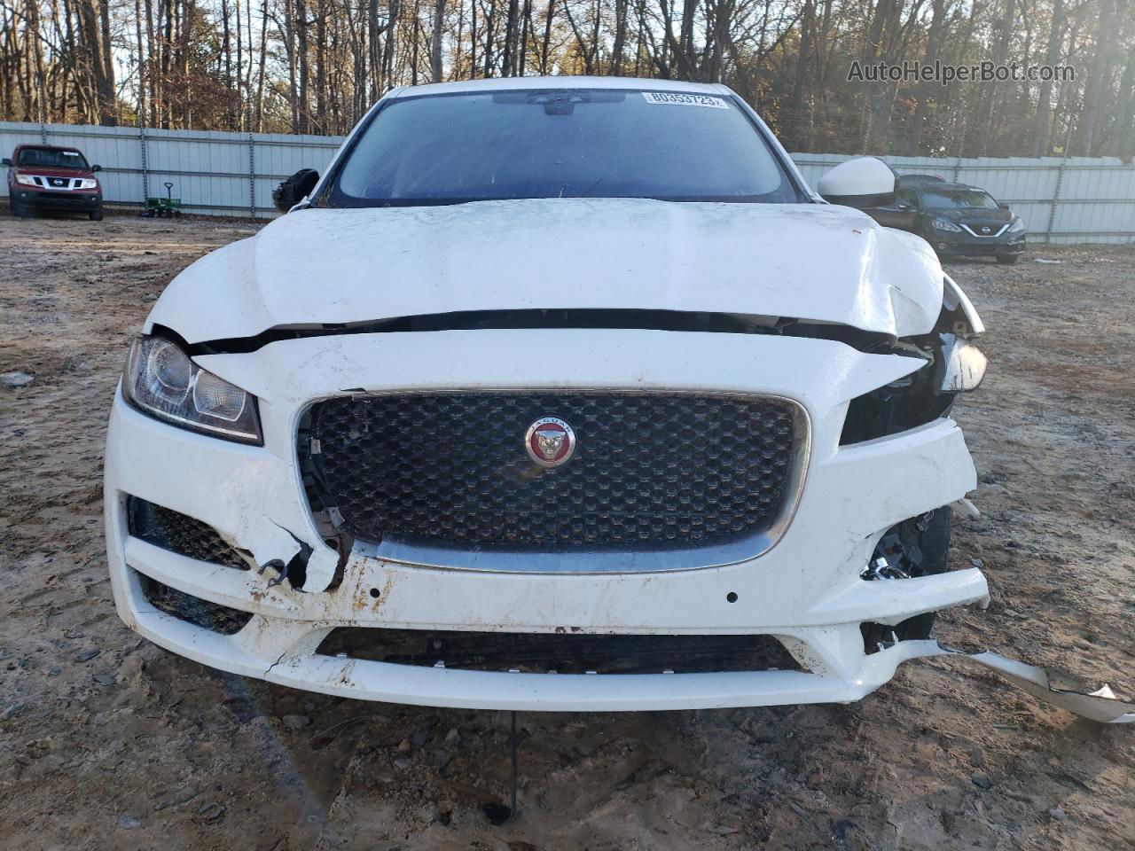 2020 Jaguar F-pace  White vin: SADCS2FXXLA645555