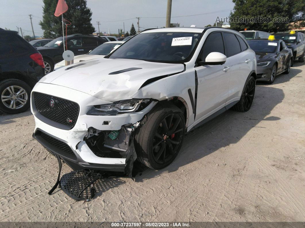 2020 Jaguar F-pace Svr White vin: SADCZ2EE0LA617534