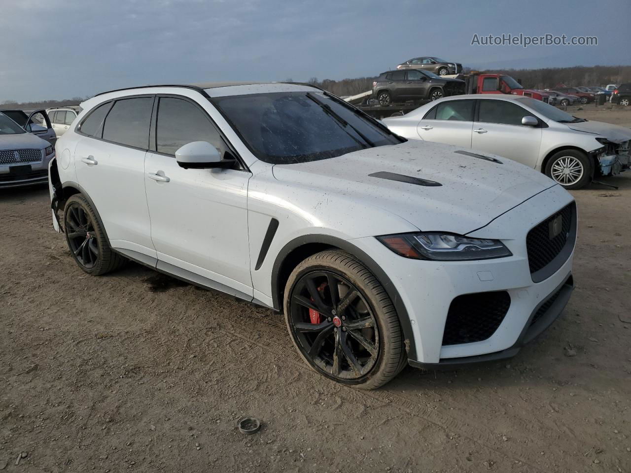 2020 Jaguar F-pace Svr Белый vin: SADCZ2EE3LA640760