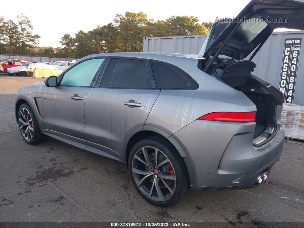 2020 Jaguar F-pace Svr P550 Awd Automatic Gray vin: SADCZ2EE4LA629962