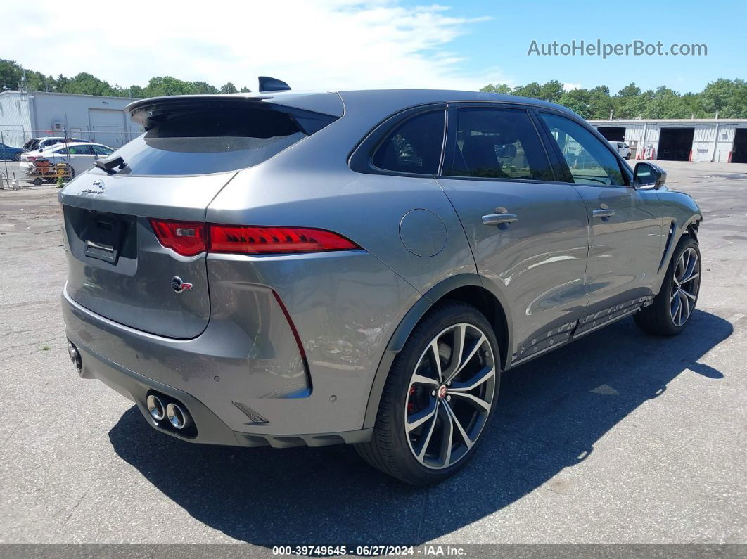 2020 Jaguar F-pace Svr P550 Awd Automatic Gray vin: SADCZ2EE4LA629962