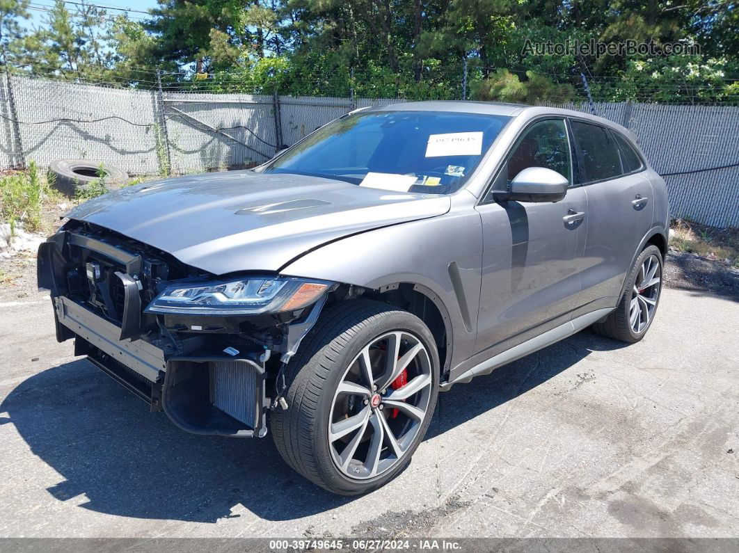 2020 Jaguar F-pace Svr P550 Awd Automatic Gray vin: SADCZ2EE4LA629962