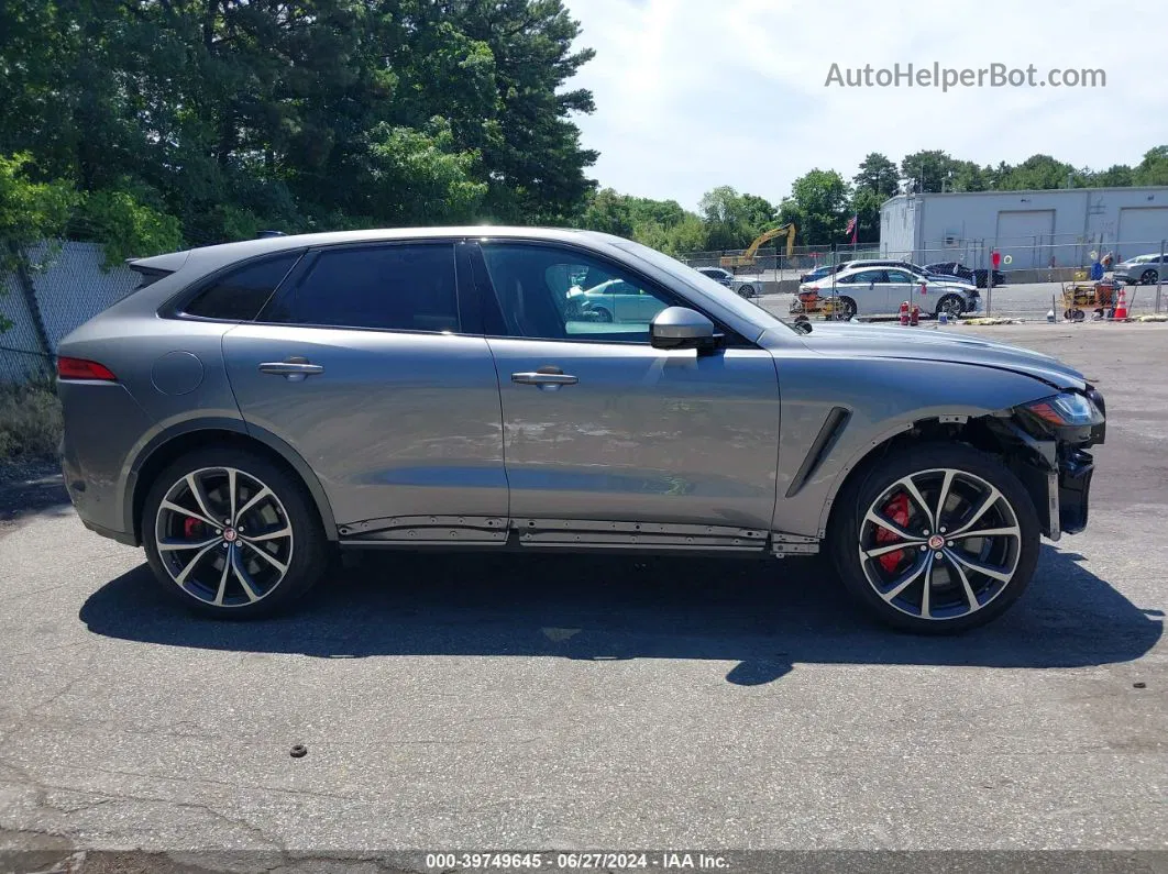 2020 Jaguar F-pace Svr P550 Awd Automatic Gray vin: SADCZ2EE4LA629962