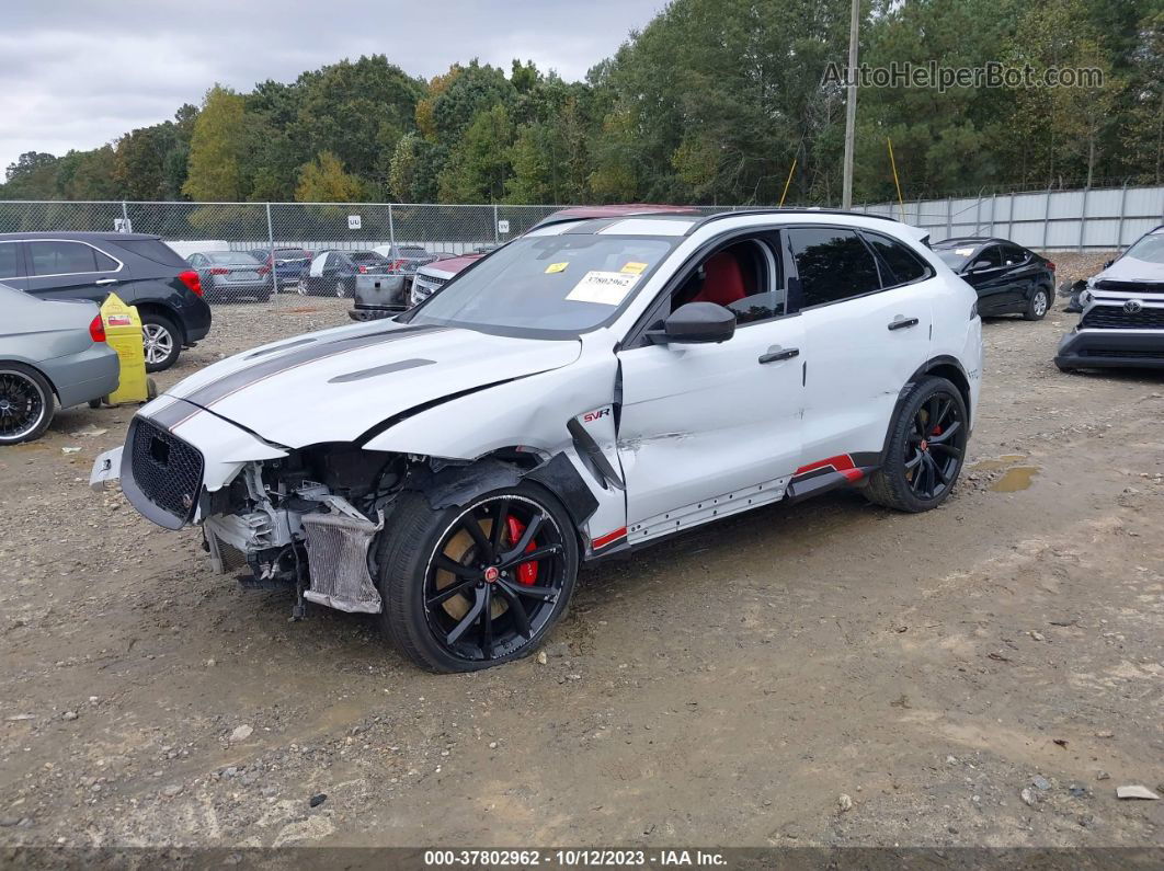 2019 Jaguar F-pace Svr White vin: SADCZ2EE5KA606513