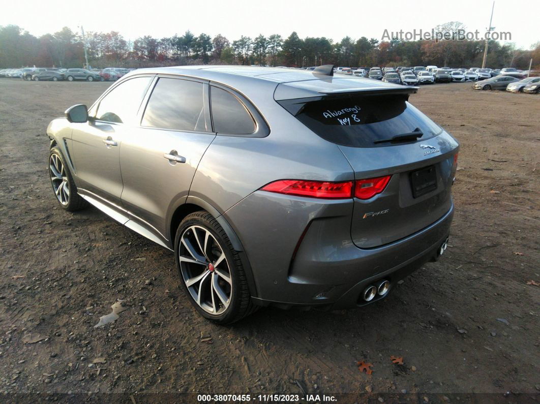 2020 Jaguar F-pace Svr P550 Awd Automatic Gray vin: SADCZ2EE5LA621692