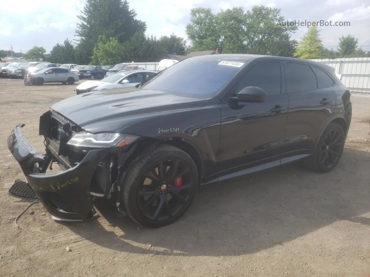 2020 Jaguar F-pace Svr Black vin: SADCZ2EE5LA647869