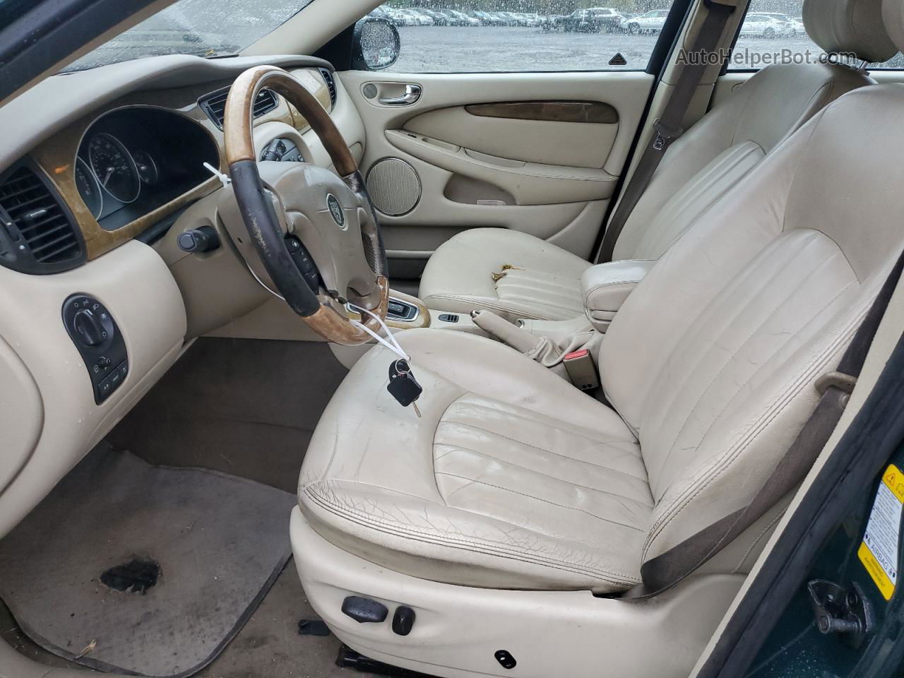 2003 Jaguar X-type 3.0 Зеленый vin: SAJEA51C53WD20414