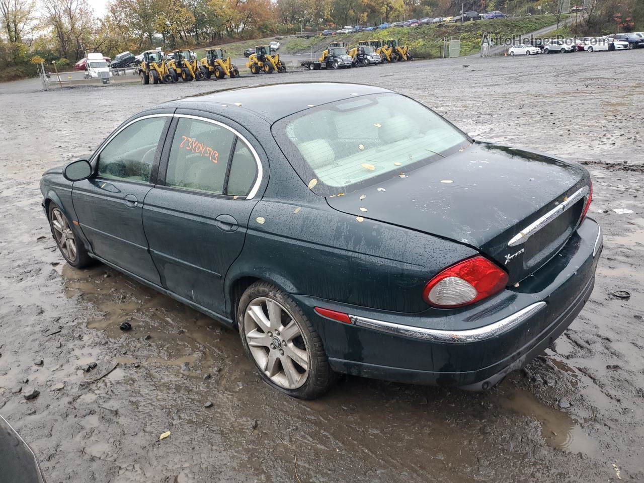 2003 Jaguar X-type 3.0 Зеленый vin: SAJEA51C53WD20414