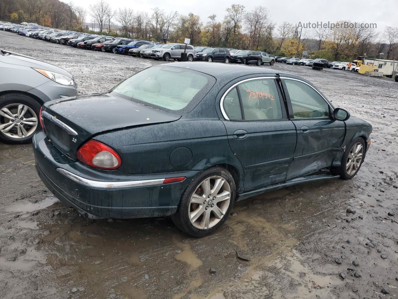 2003 Jaguar X-type 3.0 Зеленый vin: SAJEA51C53WD20414