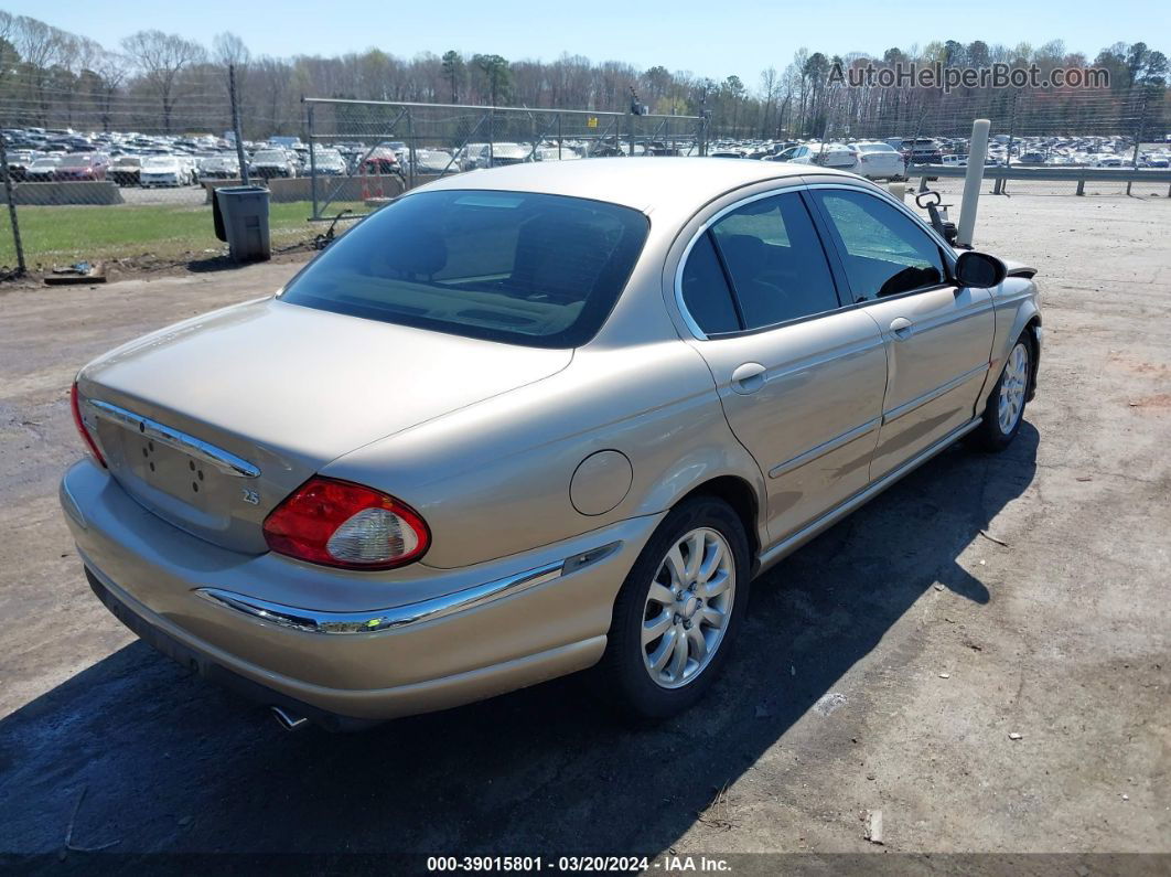 2003 Jaguar X-type 2.5 Золотой vin: SAJEA51D23XC97869