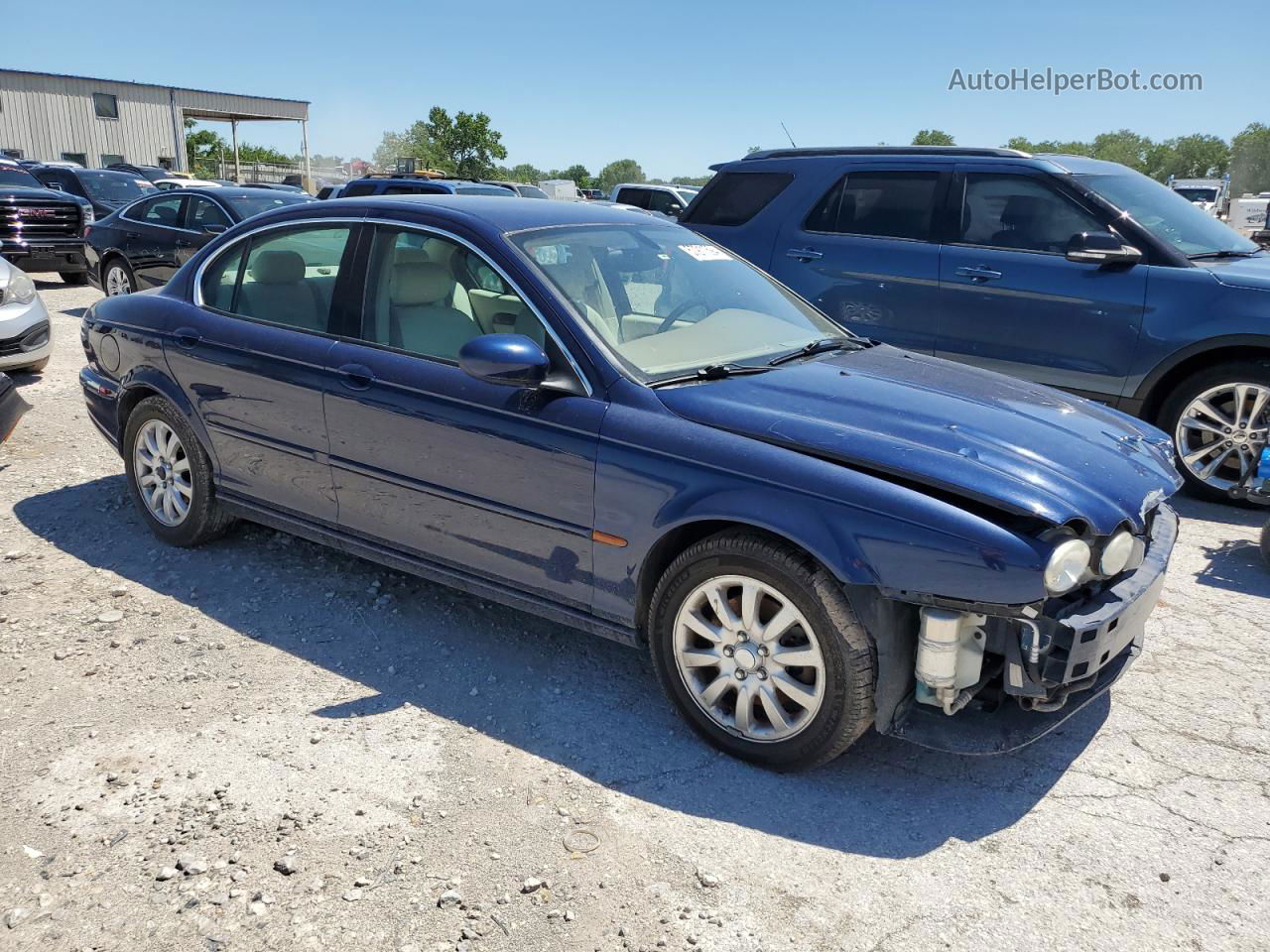 2003 Jaguar X-type 2.5 Blue vin: SAJEA51D23XD38405