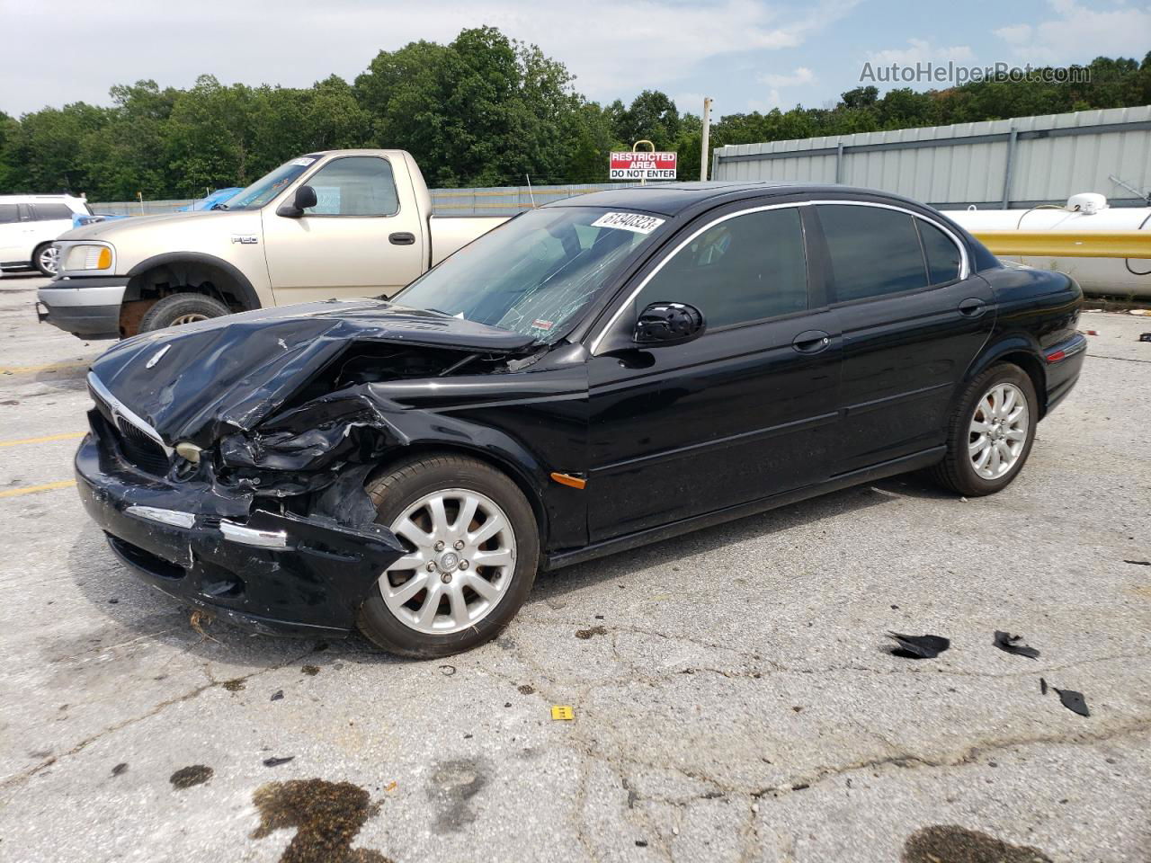 2003 Jaguar X-type 2.5 Black vin: SAJEA51D23XD39568