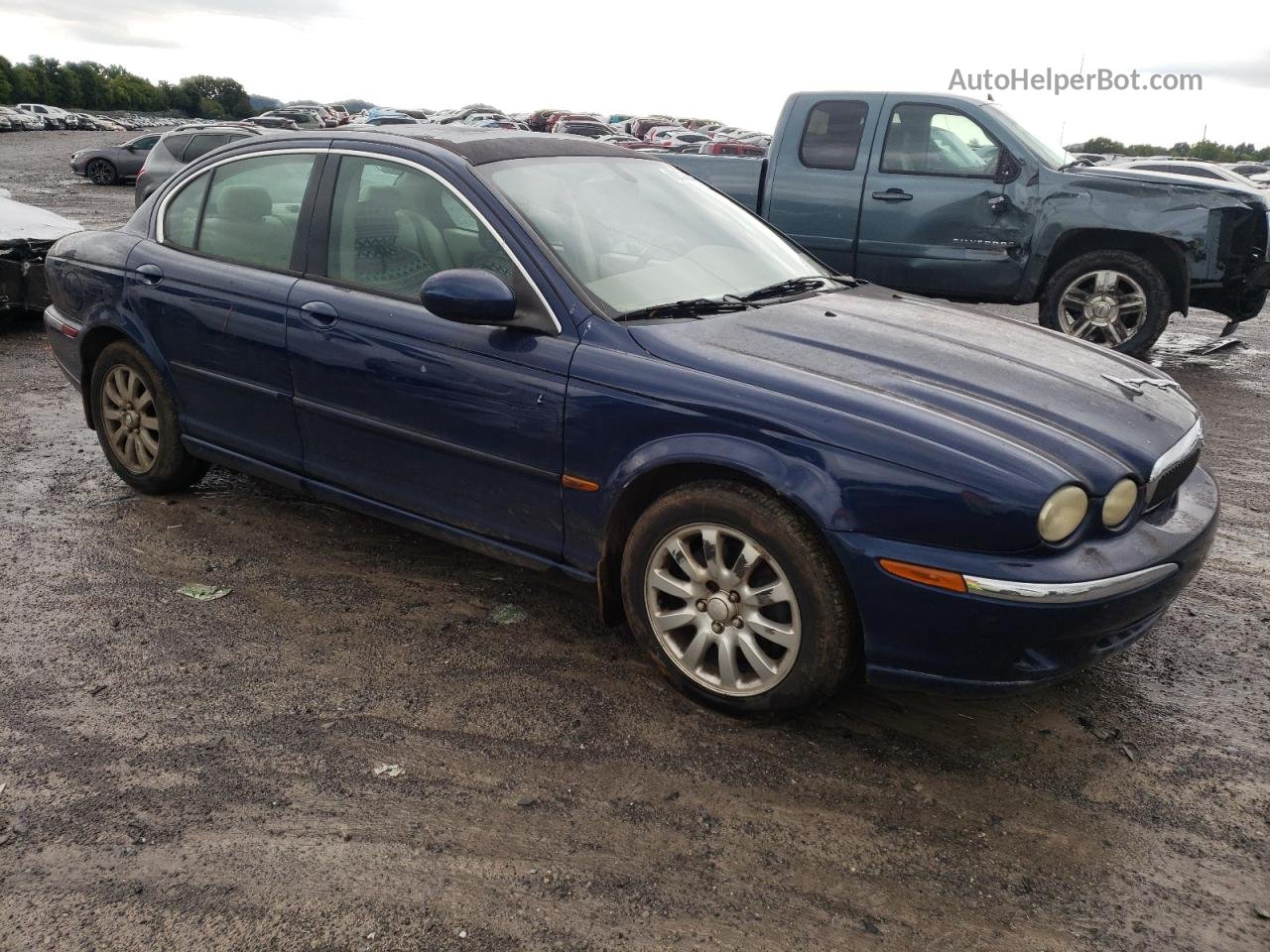 2003 Jaguar X-type 2.5 Синий vin: SAJEA51D33XC88646