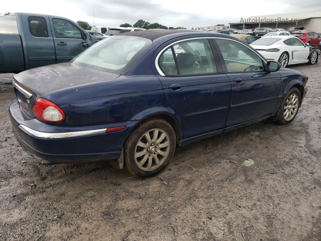 2003 Jaguar X-type 2.5 Синий vin: SAJEA51D33XC88646