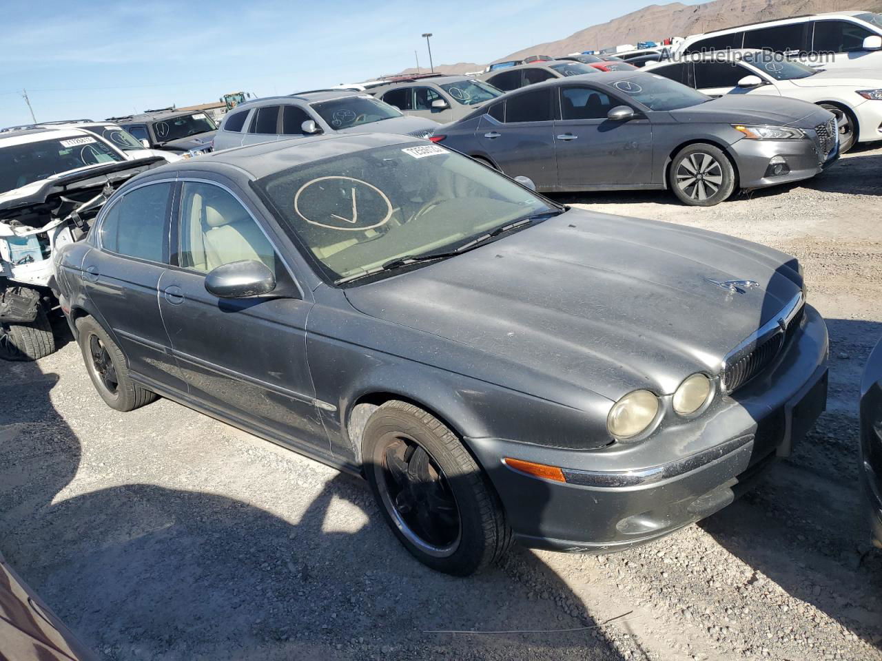 2003 Jaguar X-type 2.5 Gray vin: SAJEA51D33XC93989