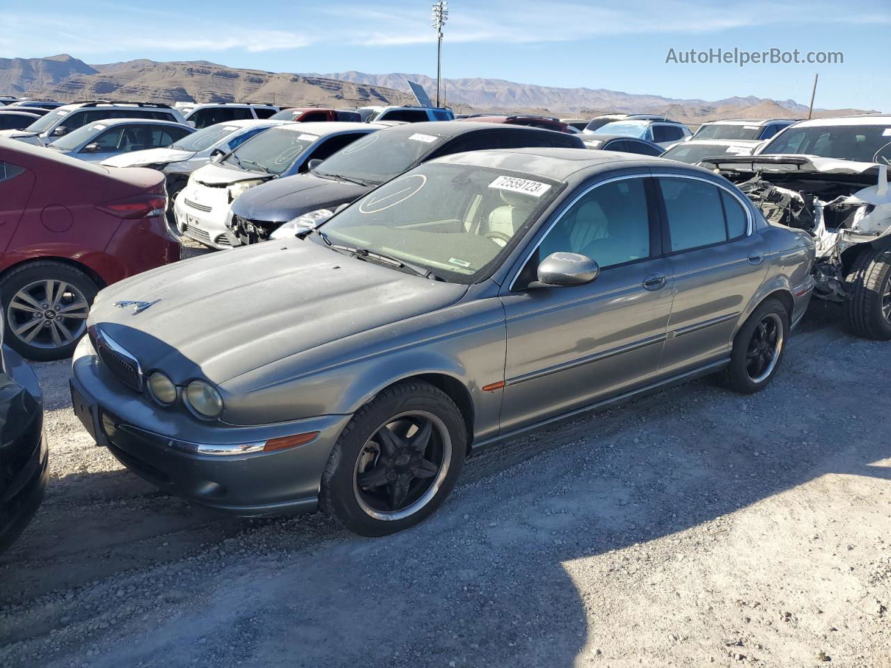 2003 Jaguar X-type 2.5 Gray vin: SAJEA51D33XC93989