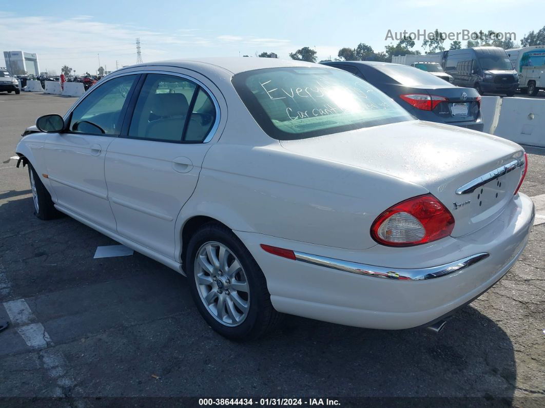 2003 Jaguar X-type 2.5l Auto/2.5l Manual White vin: SAJEA51D33XD23332