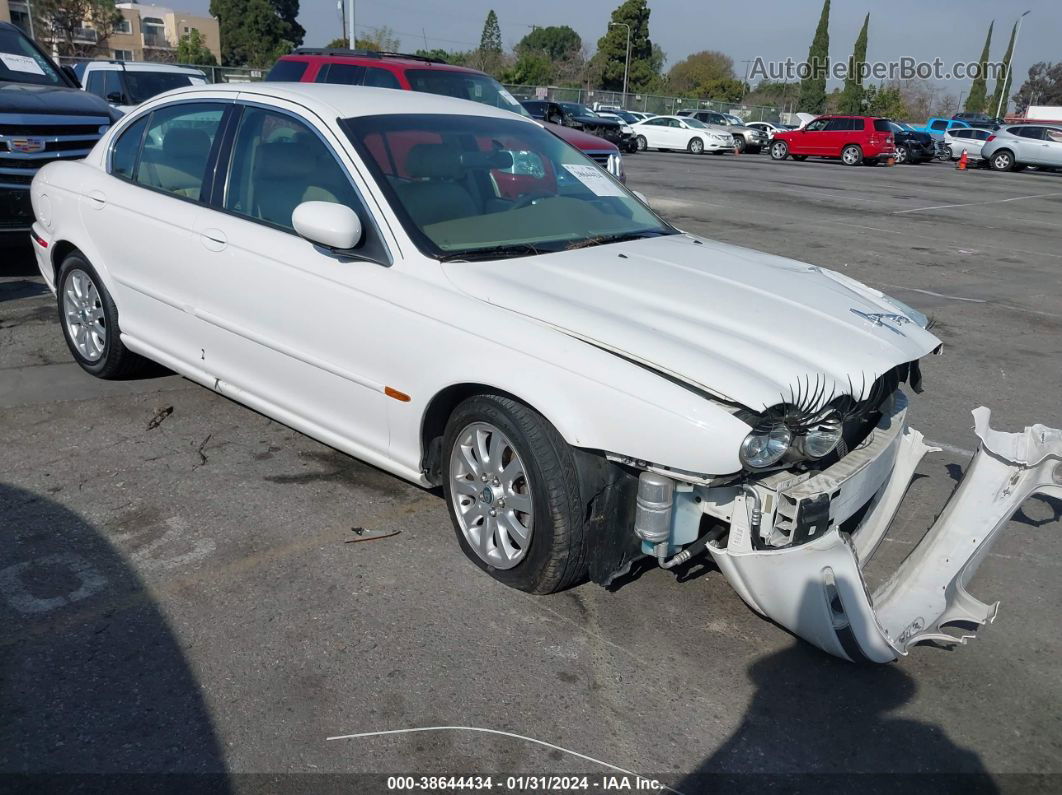 2003 Jaguar X-type 2.5l Auto/2.5l Manual White vin: SAJEA51D33XD23332