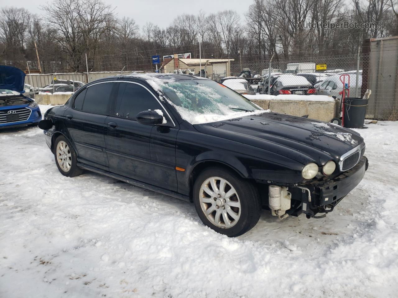 2003 Jaguar X-type 2.5 Black vin: SAJEA51D33XD47002