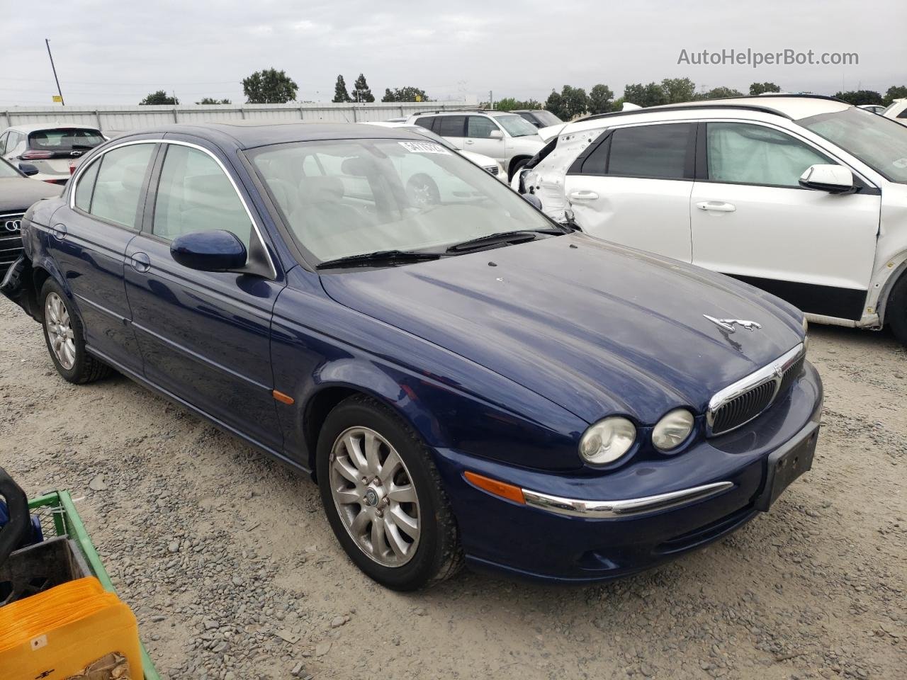 2003 Jaguar X-type 2.5 Синий vin: SAJEA51D43XC86792