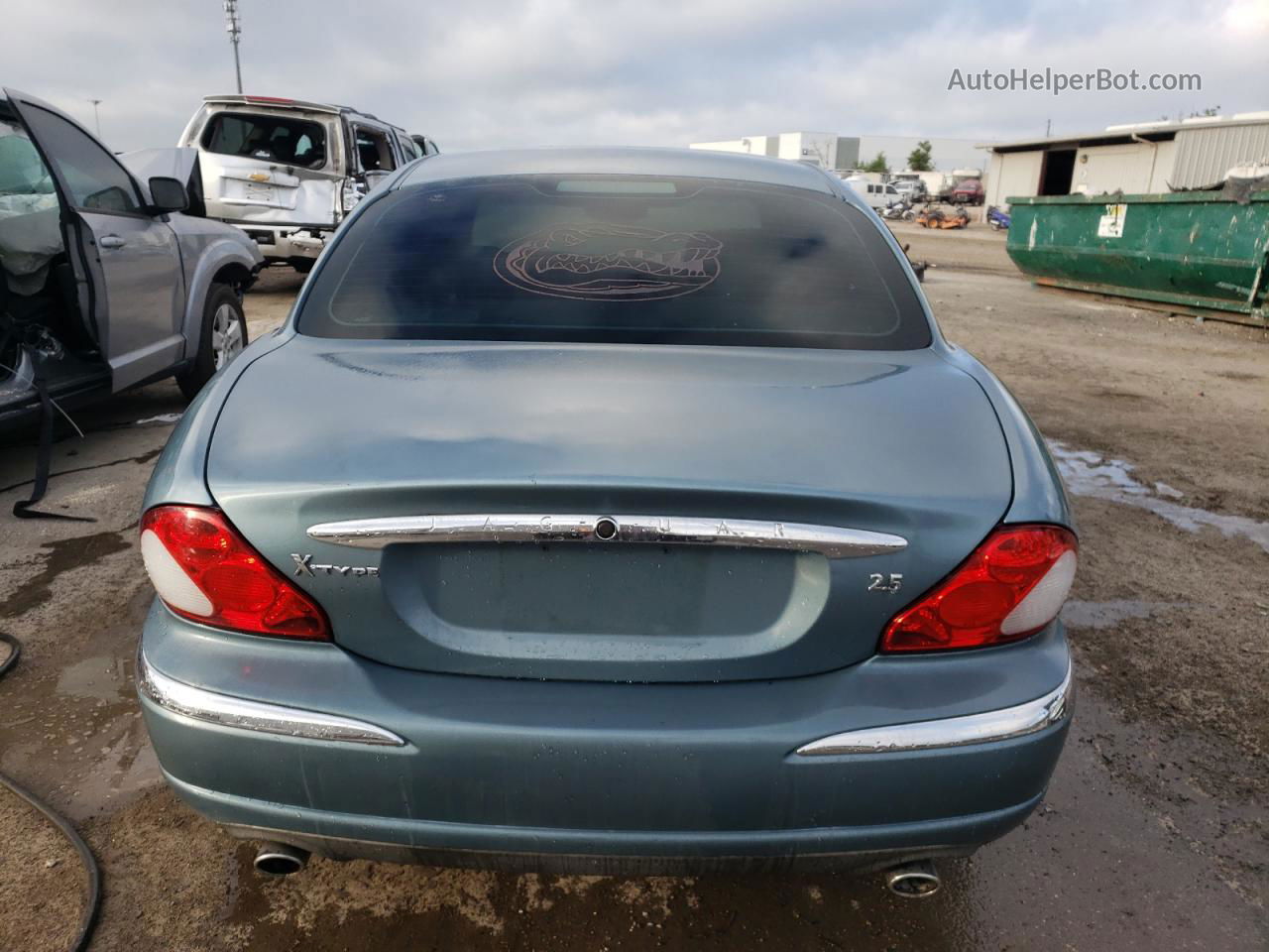 2003 Jaguar X-type 2.5 Blue vin: SAJEA51D43XD13439