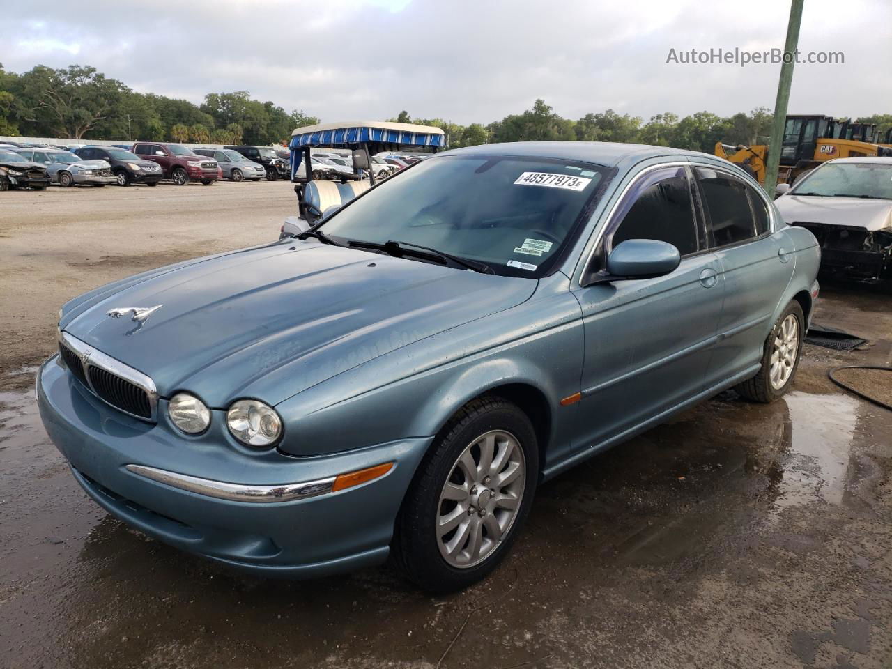 2003 Jaguar X-type 2.5 Синий vin: SAJEA51D43XD13439