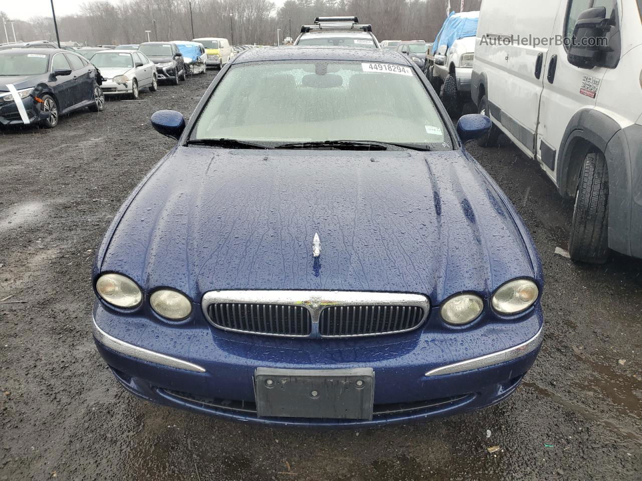 2003 Jaguar X-type 2.5 Blue vin: SAJEA51D43XD14798