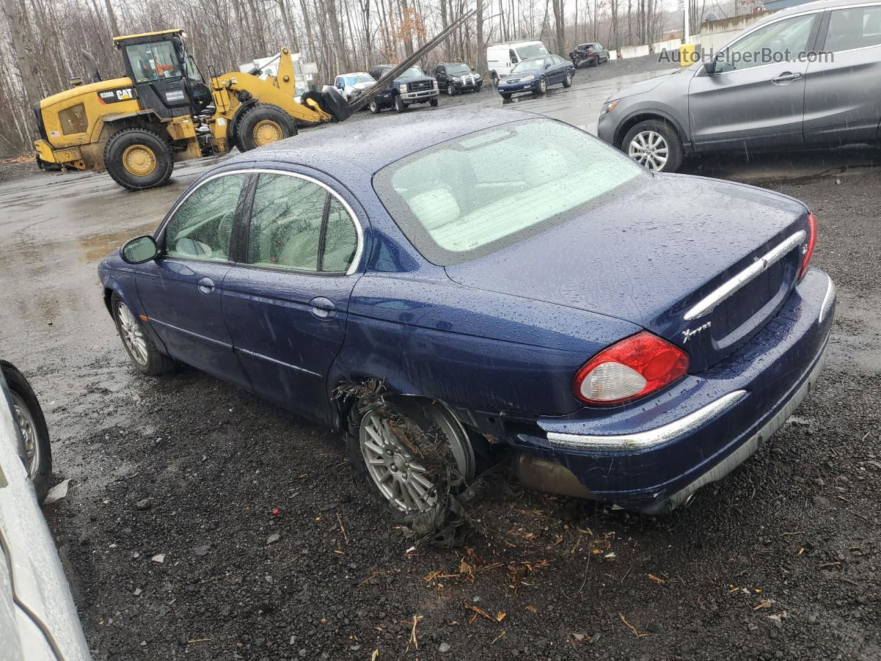 2003 Jaguar X-type 2.5 Blue vin: SAJEA51D43XD14798