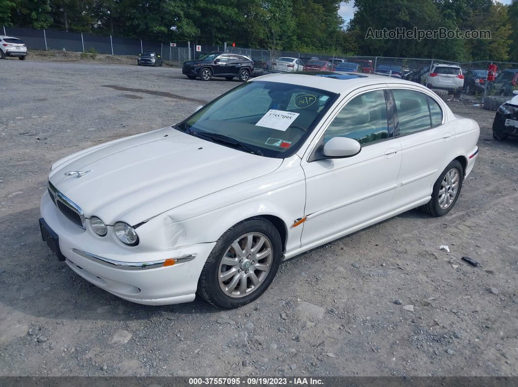 2003 Jaguar X-type 2.5l Auto White vin: SAJEA51D43XD52029