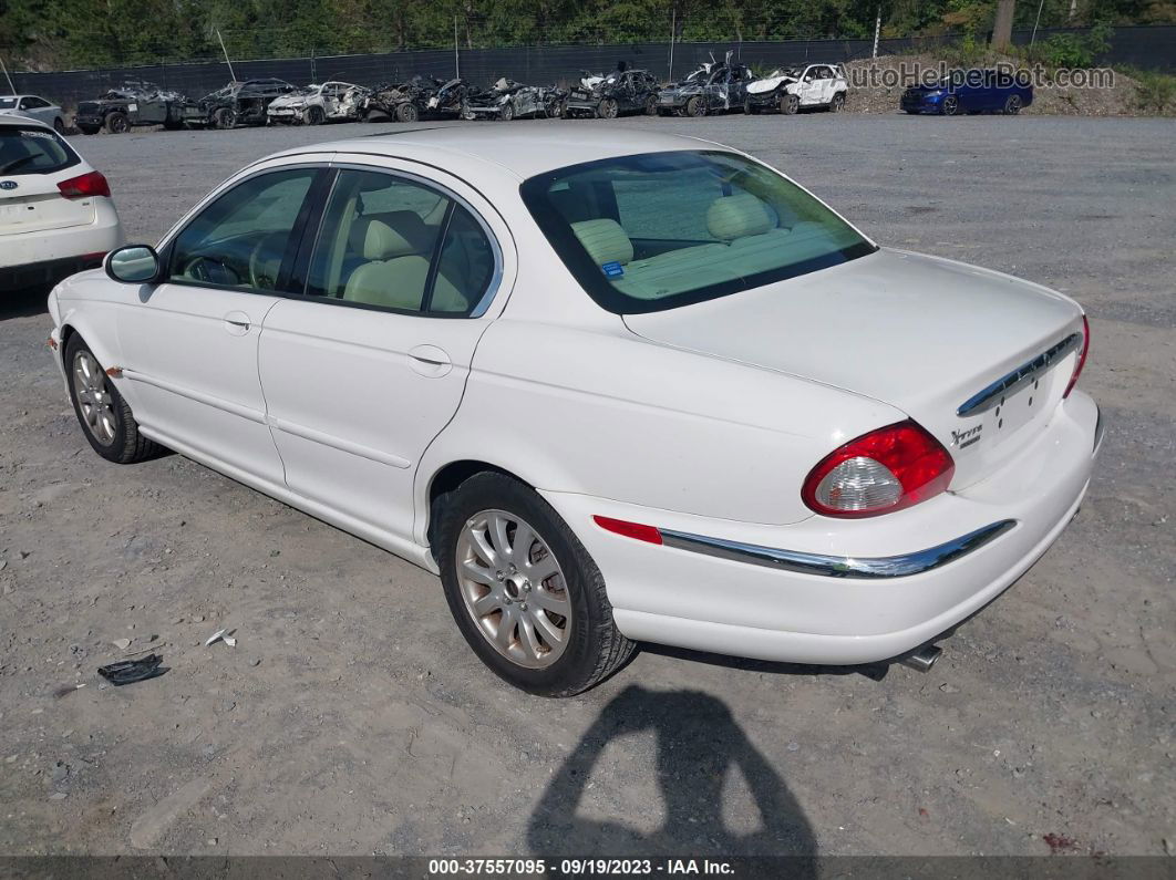 2003 Jaguar X-type 2.5l Auto White vin: SAJEA51D43XD52029