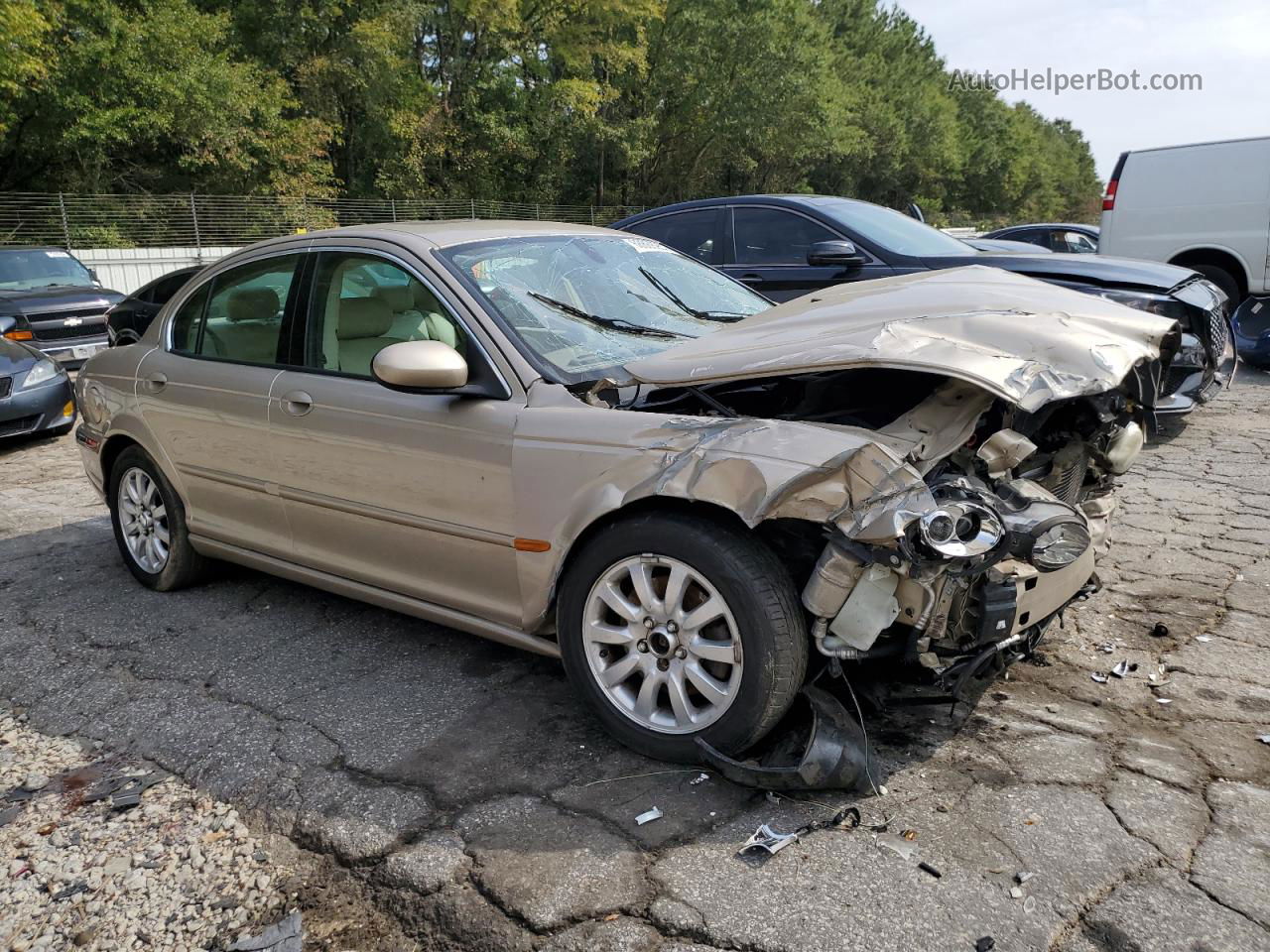 2003 Jaguar X-type 2.5 Кремовый vin: SAJEA51D53XD16401