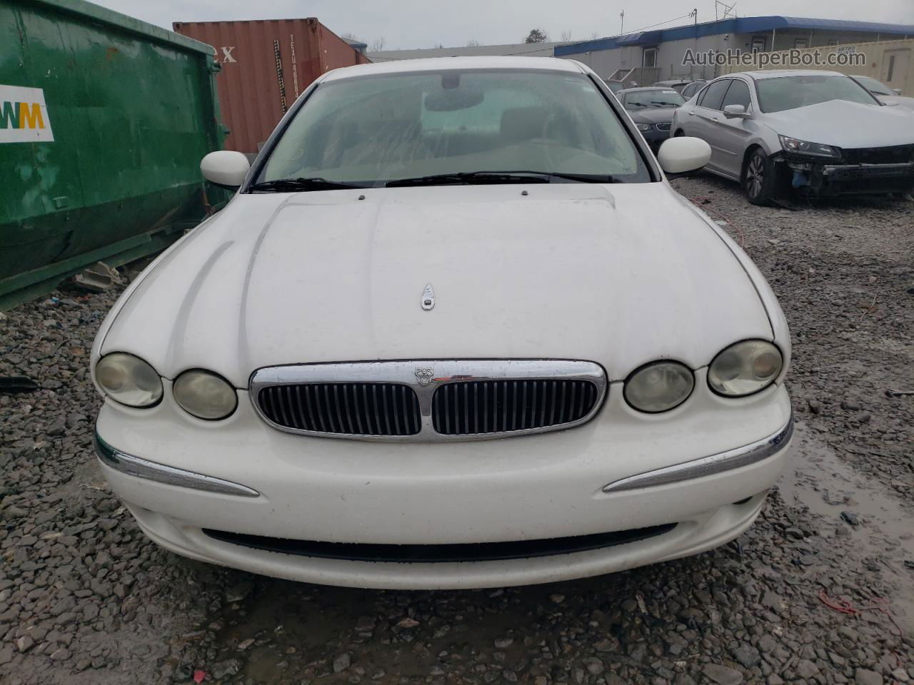 2003 Jaguar X-type 2.5 White vin: SAJEA51D53XD20142