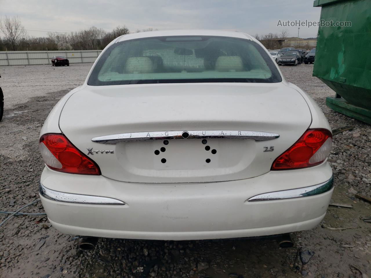 2003 Jaguar X-type 2.5 White vin: SAJEA51D53XD20142