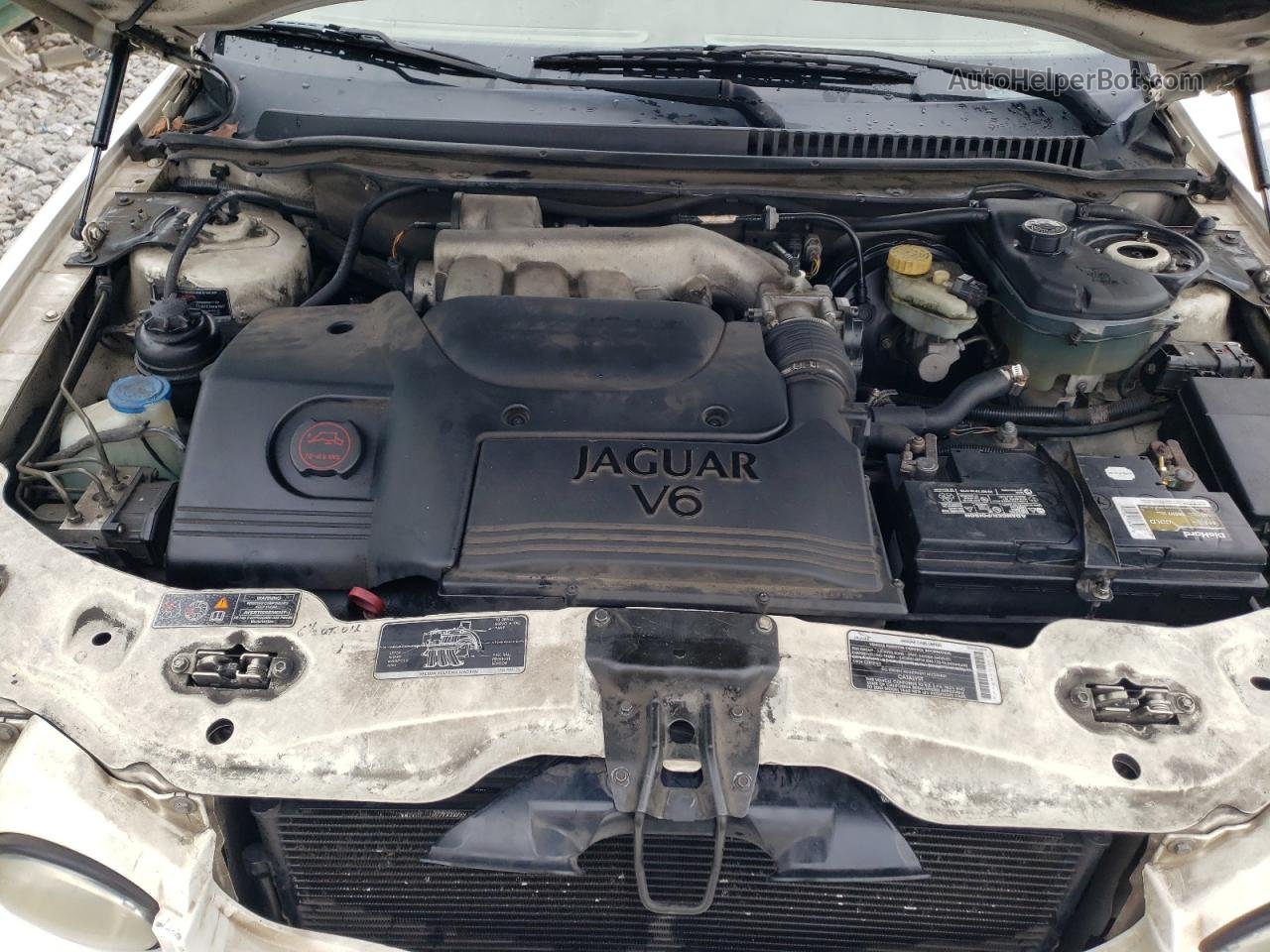 2003 Jaguar X-type 2.5 White vin: SAJEA51D53XD20142