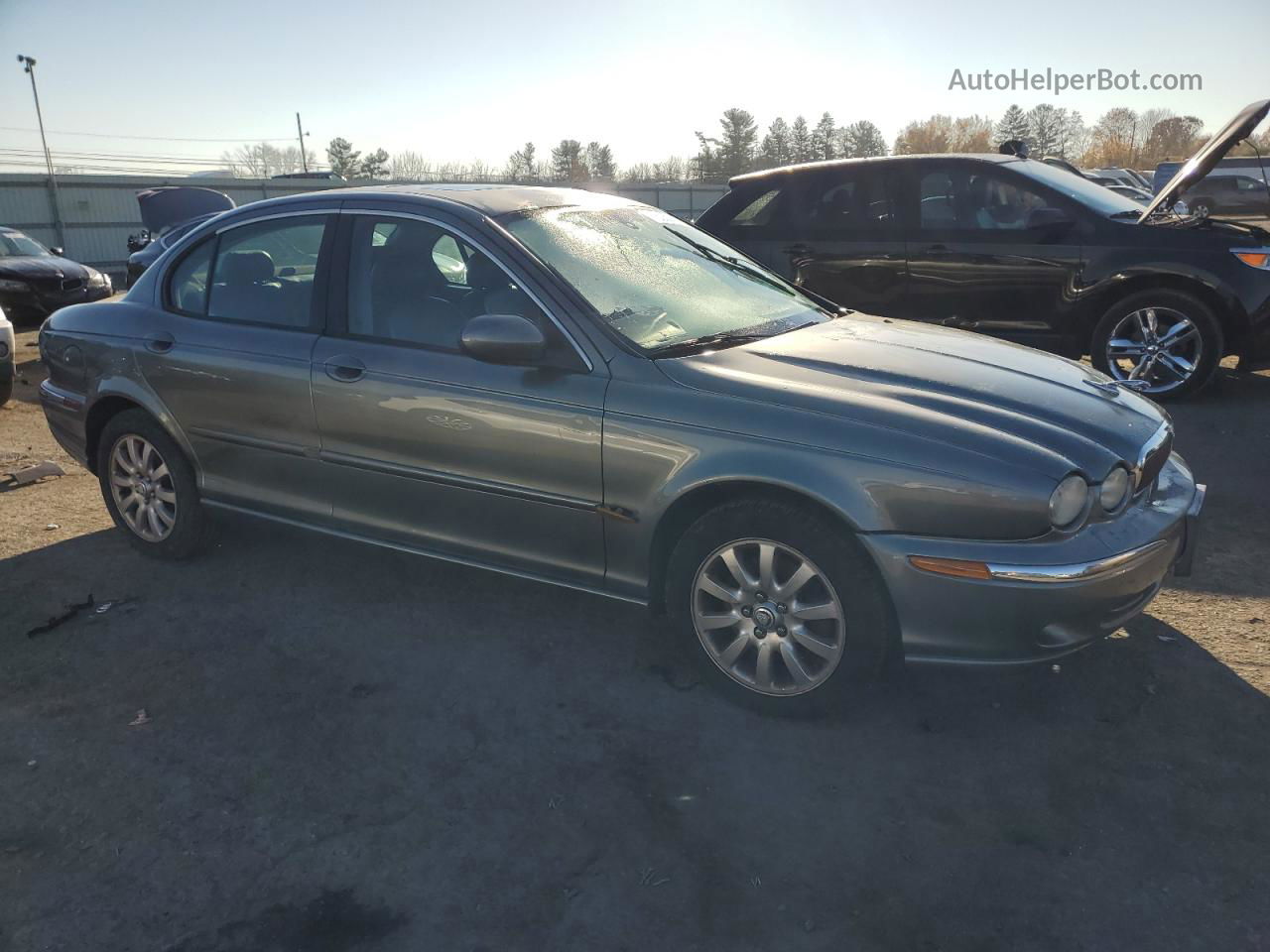 2003 Jaguar X-type 2.5 Gray vin: SAJEA51D63XC89550