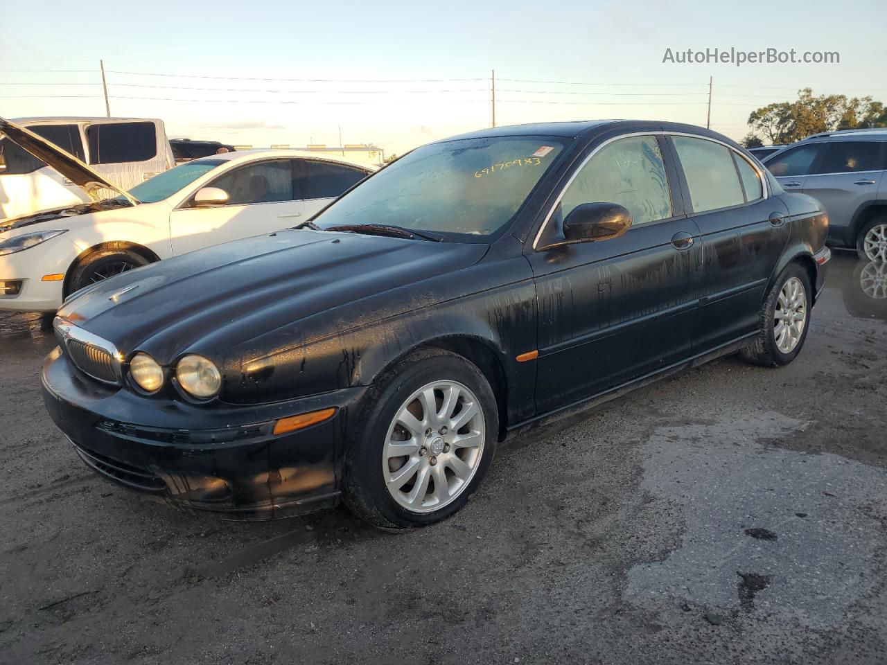 2003 Jaguar X-type 2.5 Black vin: SAJEA51D73XD14293