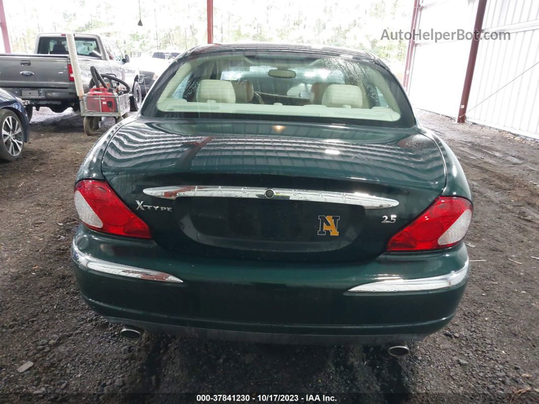 2003 Jaguar X-type 2.5l Auto Green vin: SAJEA51D73XD19445