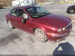 2003 Jaguar X-type 2.5l Maroon vin: SAJEA51D73XD30445