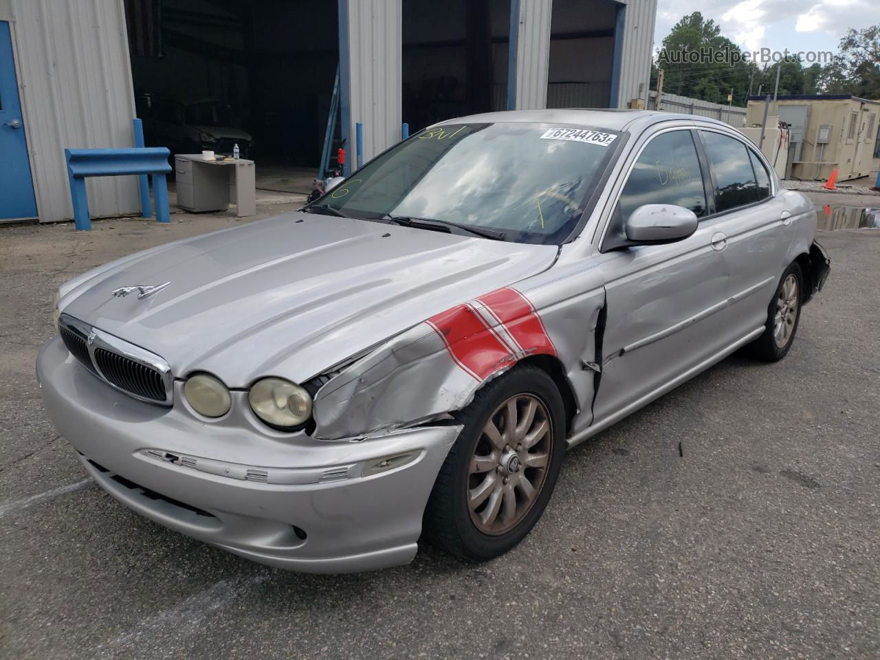 2003 Jaguar X-type 2.5 Silver vin: SAJEA51D73XD51571