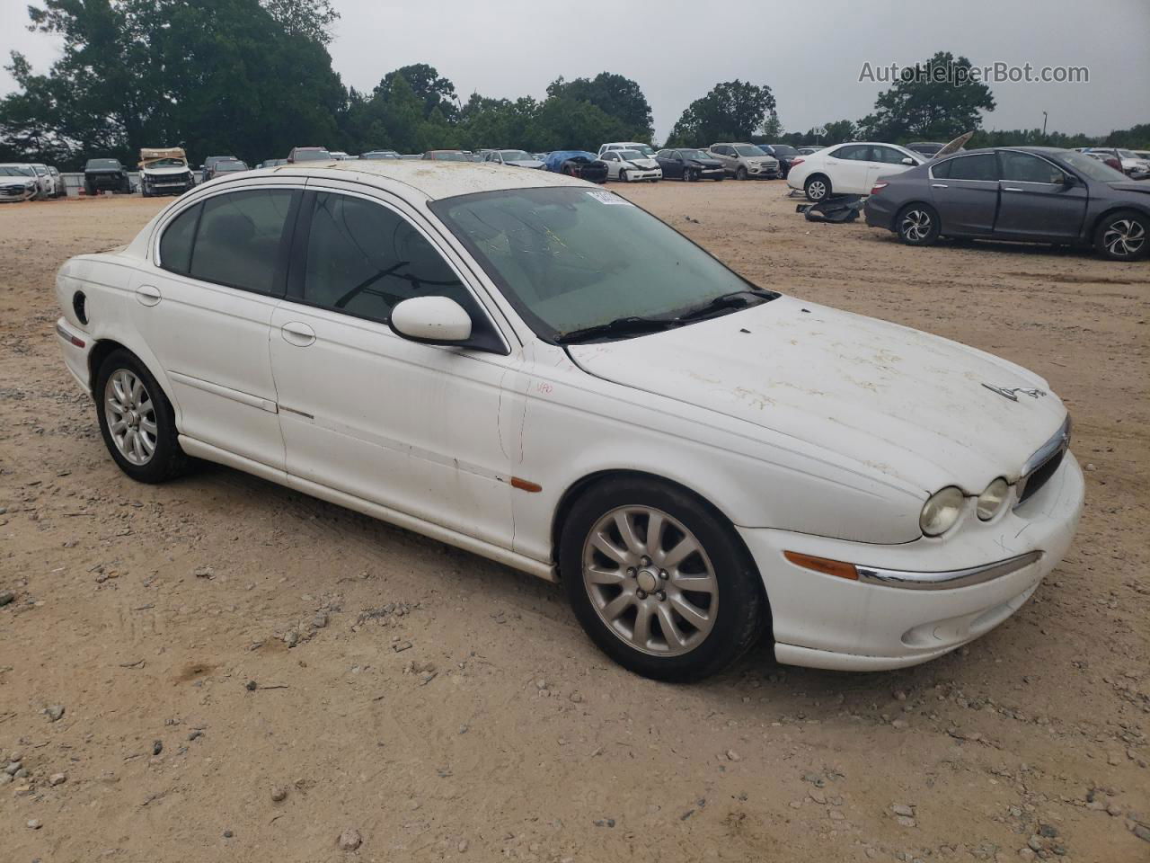 2003 Jaguar X-type 2.5 White vin: SAJEA51D83XD15503