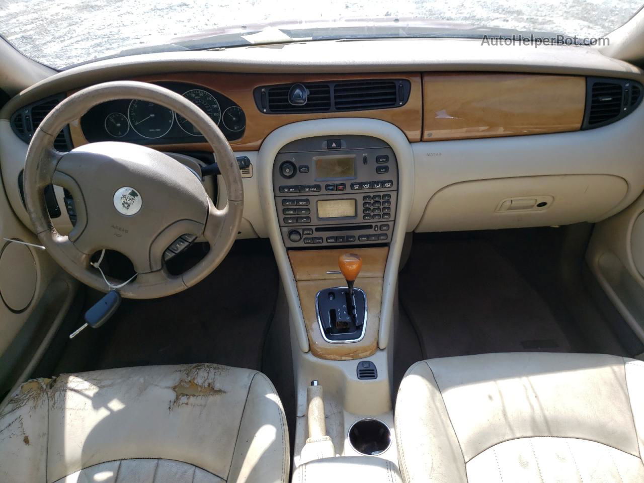 2003 Jaguar X-type 2.5 Бордовый vin: SAJEA51D83XD50493