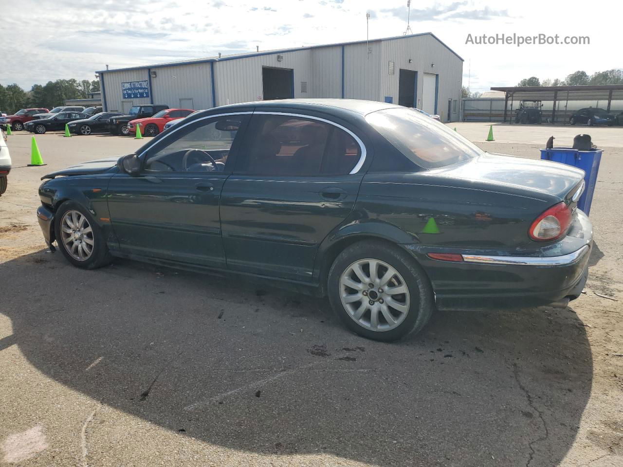 2003 Jaguar X-type 2.5 Green vin: SAJEA51D93XD46355