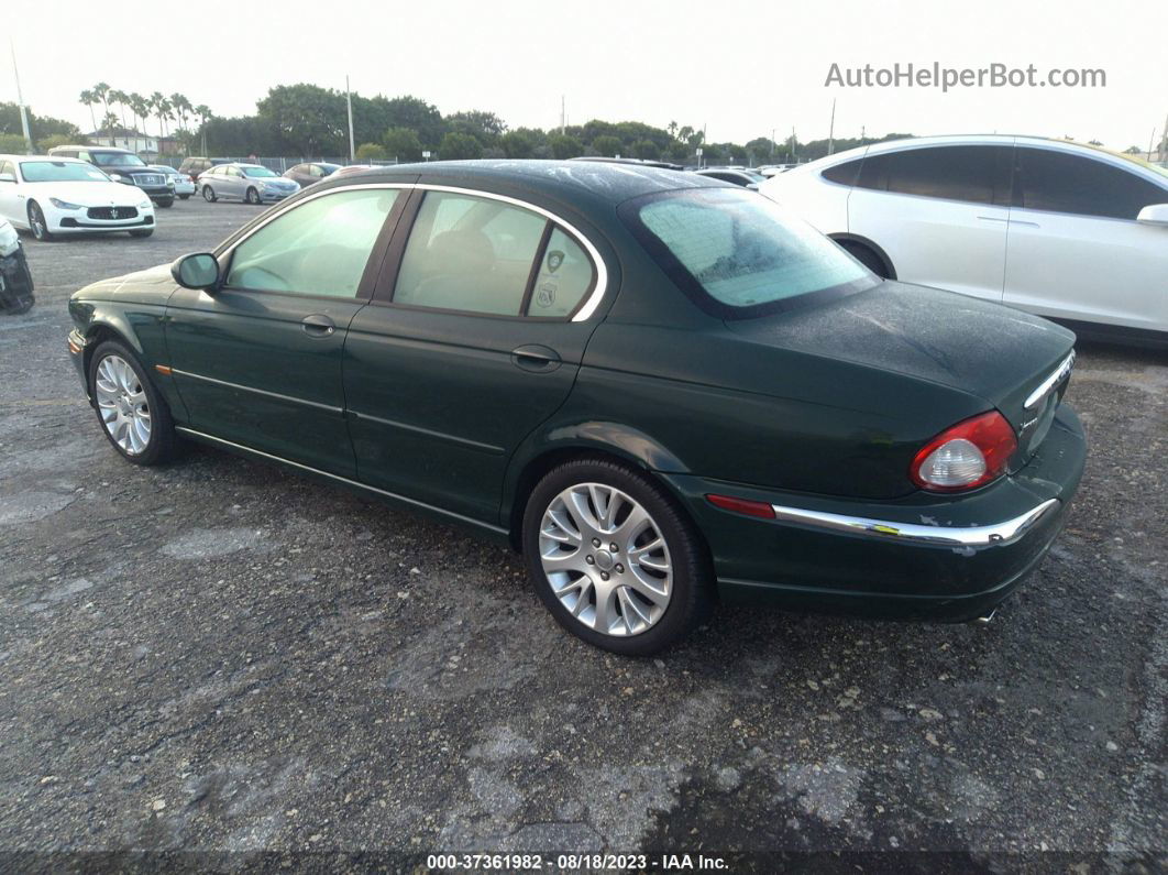 2003 Jaguar X-type 2.5l Green vin: SAJEA51DX3XC89356