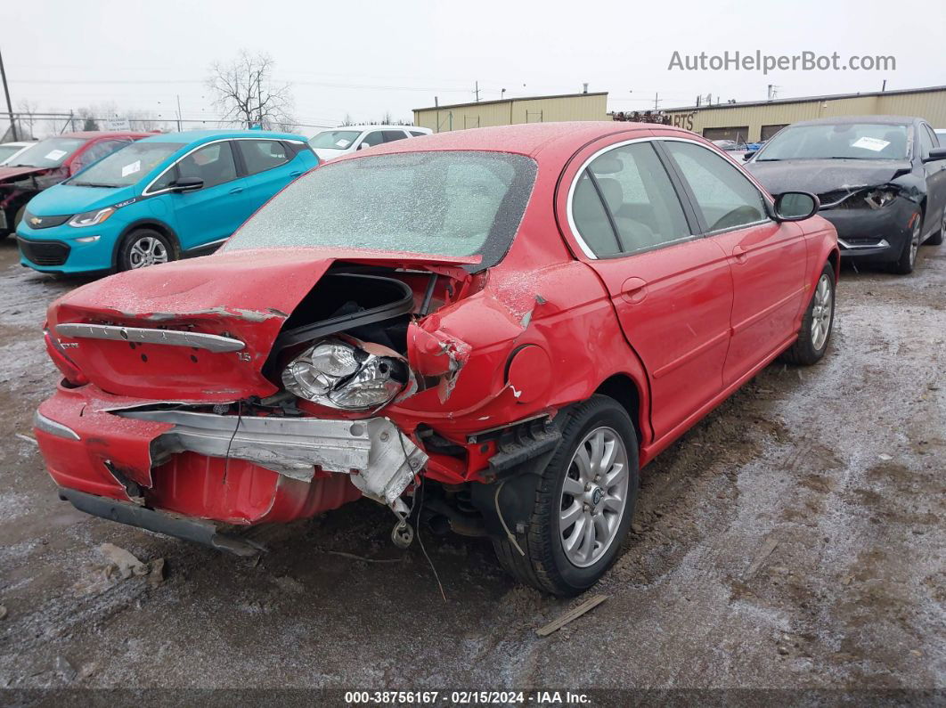 2003 Jaguar X-type 2.5 Red vin: SAJEA51DX3XD11615