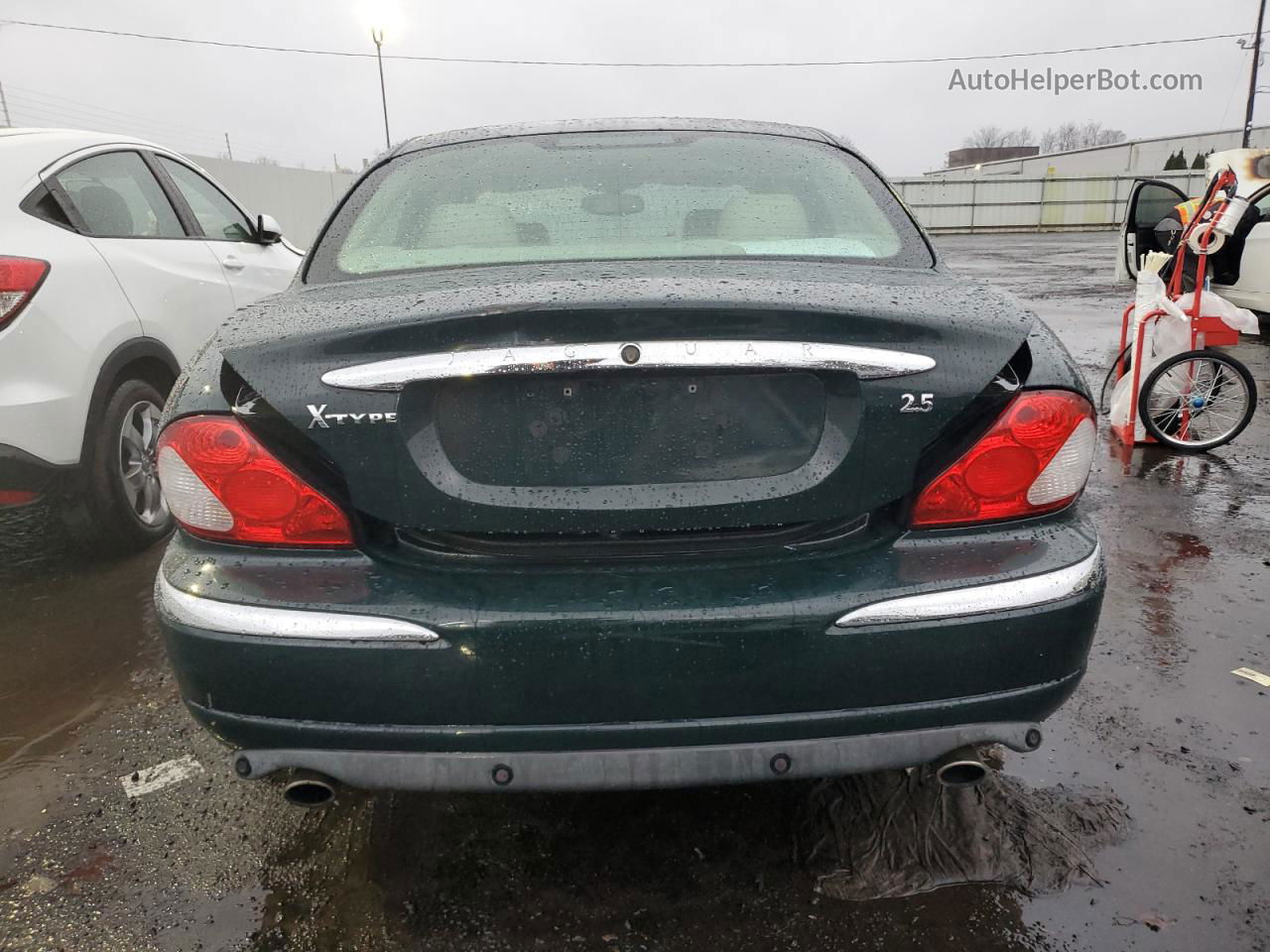 2003 Jaguar X-type 2.5 Green vin: SAJEA51DX3XD15017