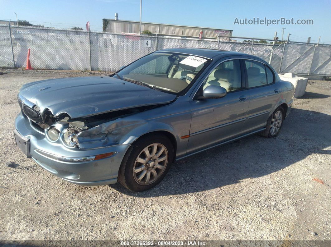 2003 Jaguar X-type 2.5l Light Blue vin: SAJEA51DX3XD29273