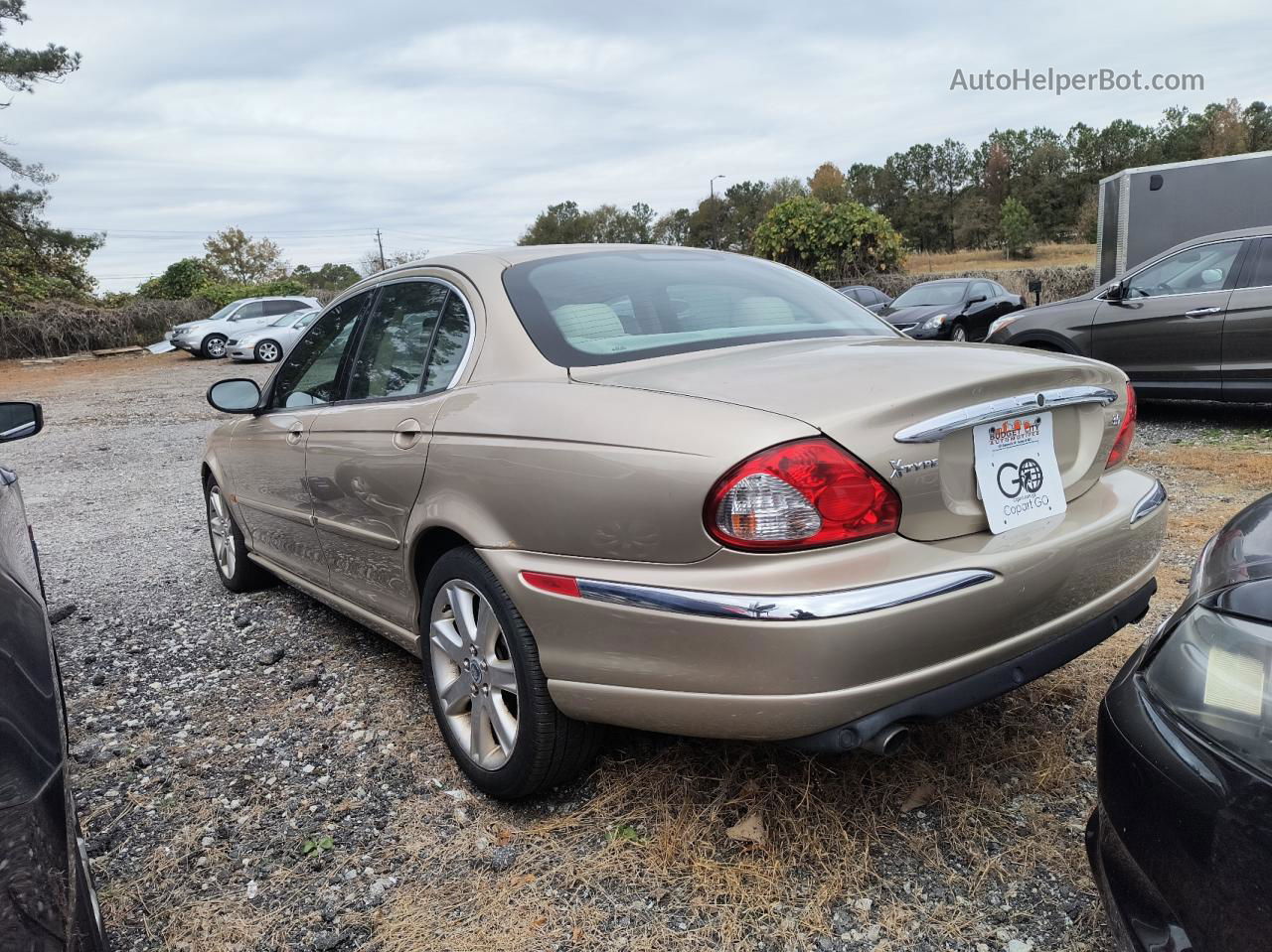 2003 Jaguar X-type 3.0 Золотой vin: SAJEB51C03WC86542