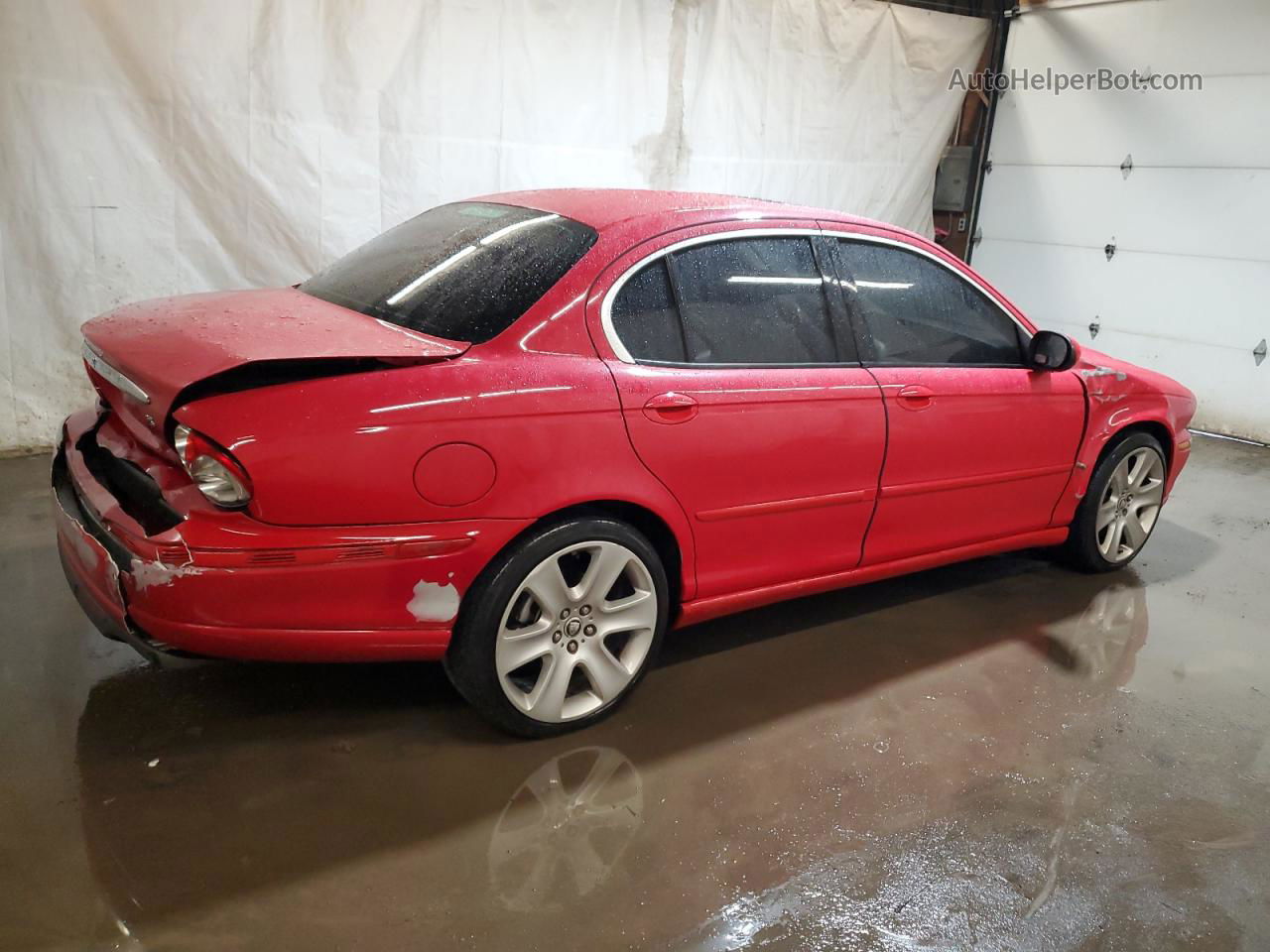 2003 Jaguar X-type 2.5 Red vin: SAJEB52D33XD38702