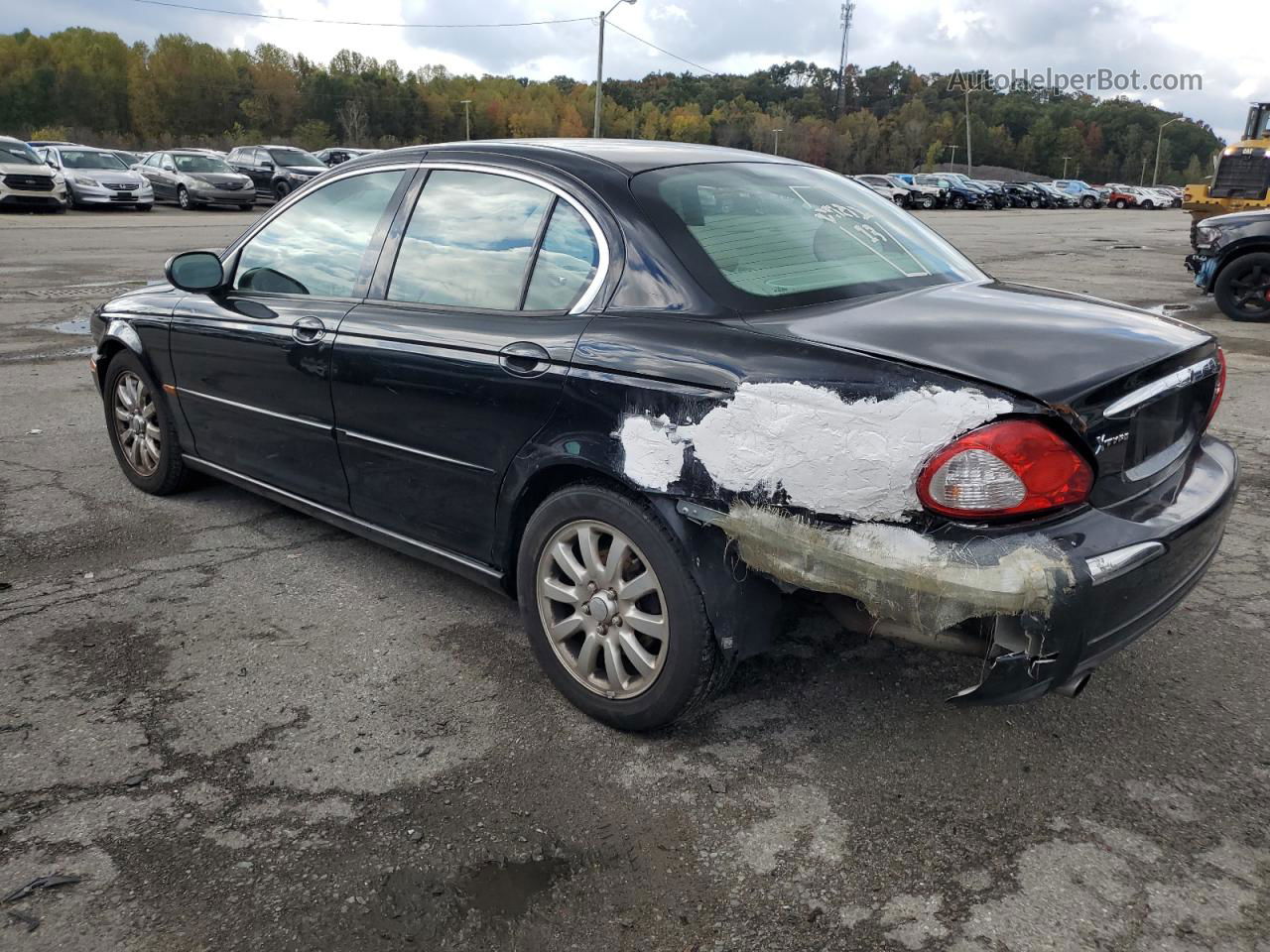 2003 Jaguar X-type 2.5 Black vin: SAJEB52D53XD12151